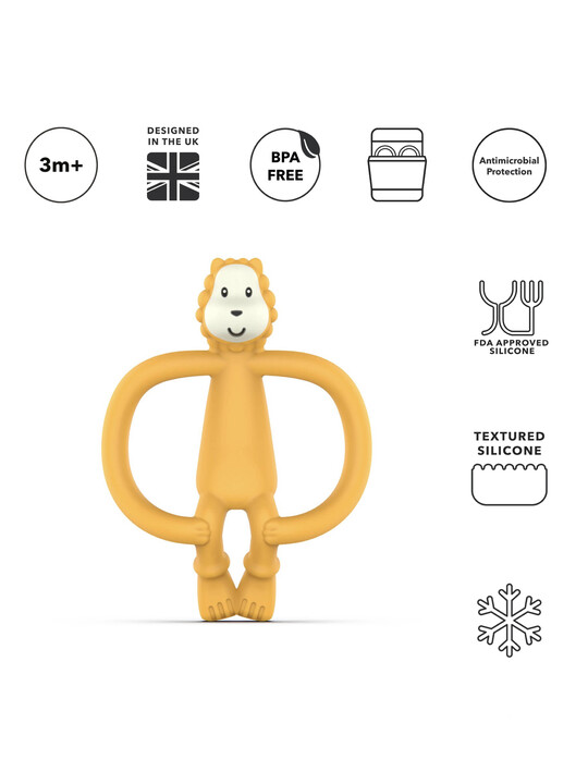Matchstick Monkey Animal Teether - Lion image number 4